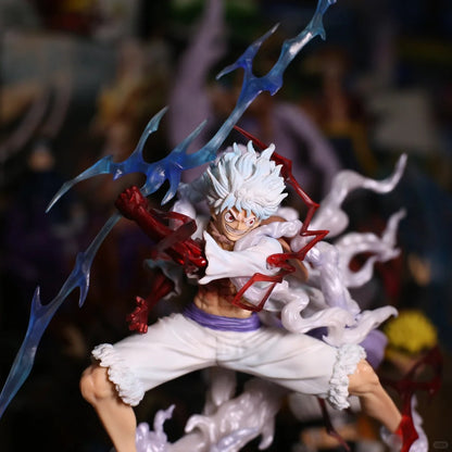 28cm One Piece “Sun God” Nika Monkey D. Luffy (Gear 5th)  Thunderbolt