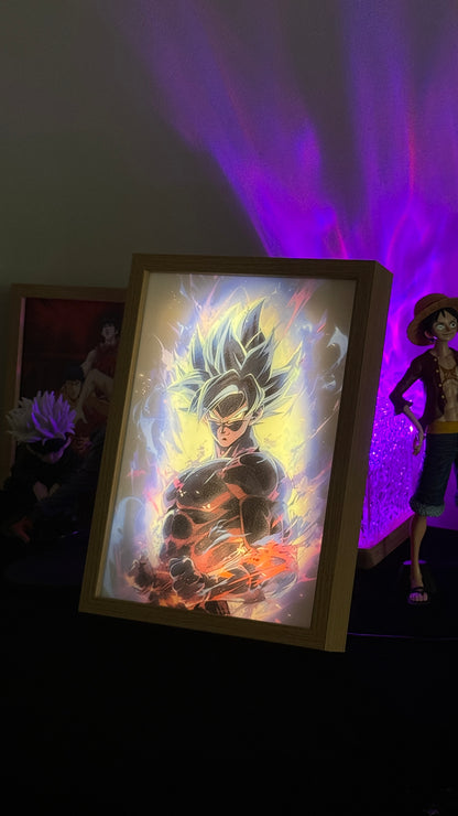 Super Saiyan Goku light Painting