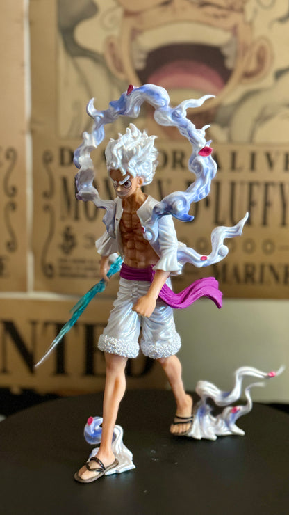 23cm Nika Monkey D. Luffy (Gear 5) - One Piece Action Figures