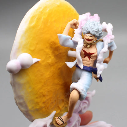 12cm One Piece “Sun God” Nika Monkey D. Luffy (Gear 5th) with Moon Light