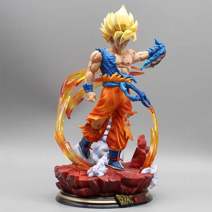 27cm Dragon Ball Z Super Saiyan Goku Anime Figurine Action Figures