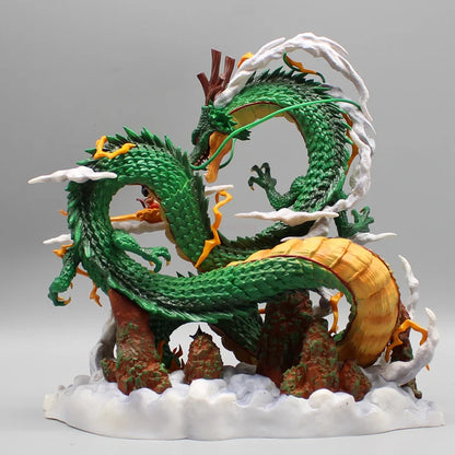 22cm Dragon Ball Shenron and Goku Figurine