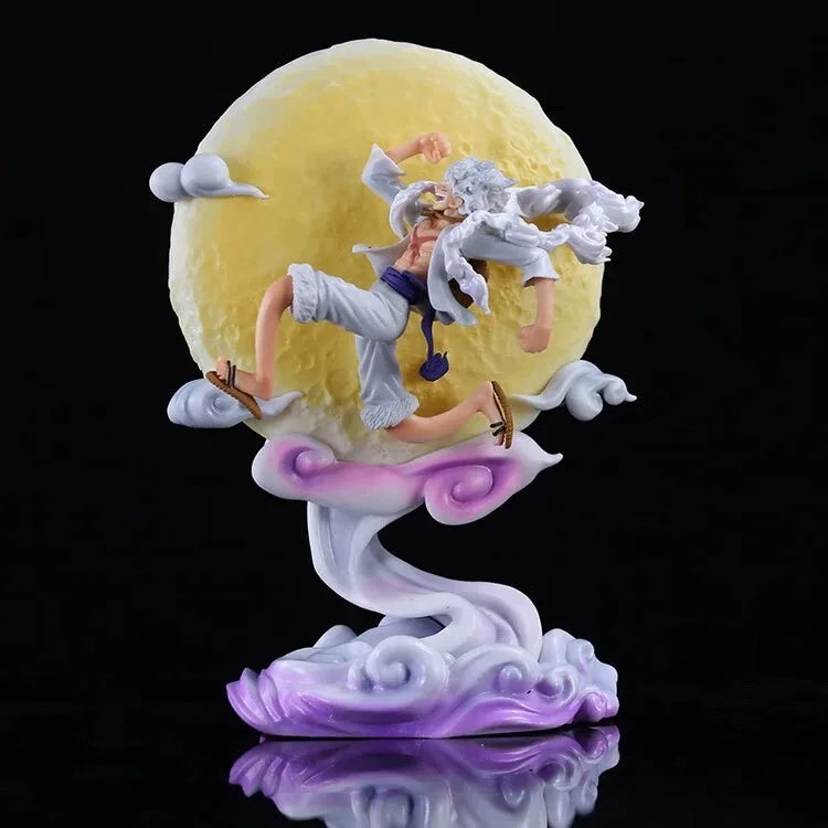 28cm One Piece “Sun God” Nika Monkey D. Luffy (Gear 5th) with Moon Light