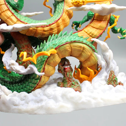 22cm Dragon Ball Shenron and Goku Figurine