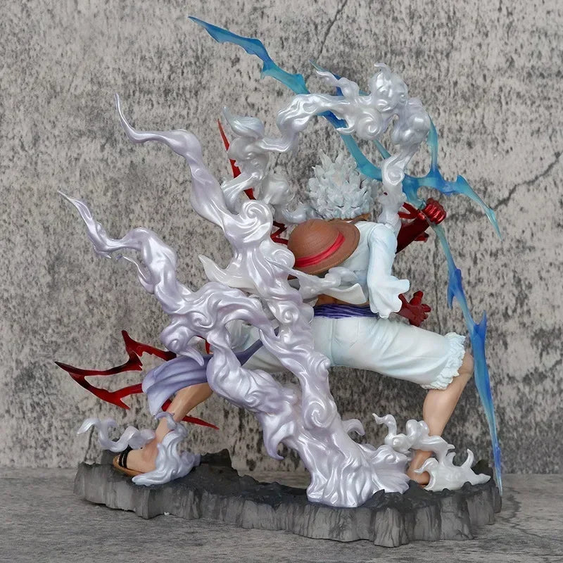 28cm One Piece “Sun God” Nika Monkey D. Luffy (Gear 5th)  Thunderbolt