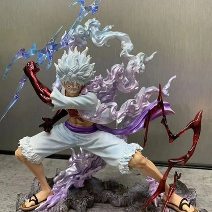 28cm One Piece “Sun God” Nika Monkey D. Luffy (Gear 5th)  Thunderbolt